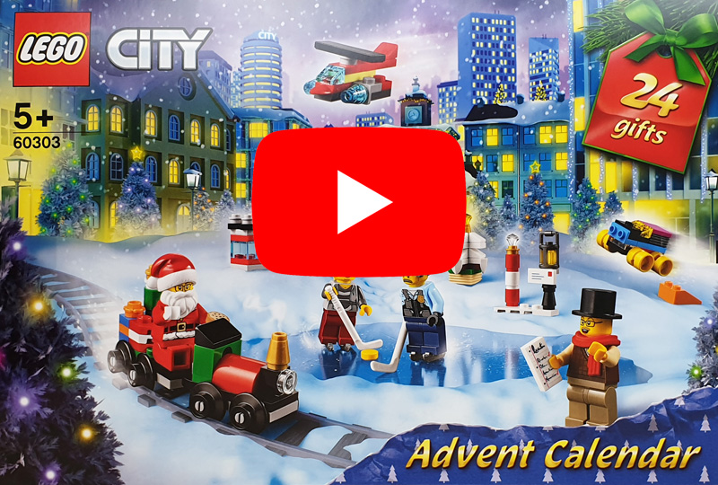 LEGO® City 60303 Adventskalender 2021 Inhalt als Video