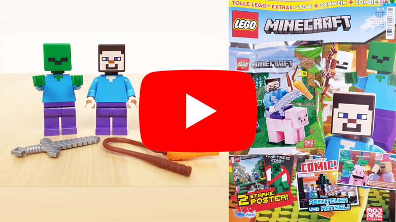 LEGO® Minecraft Magazin 1/2021 als Video