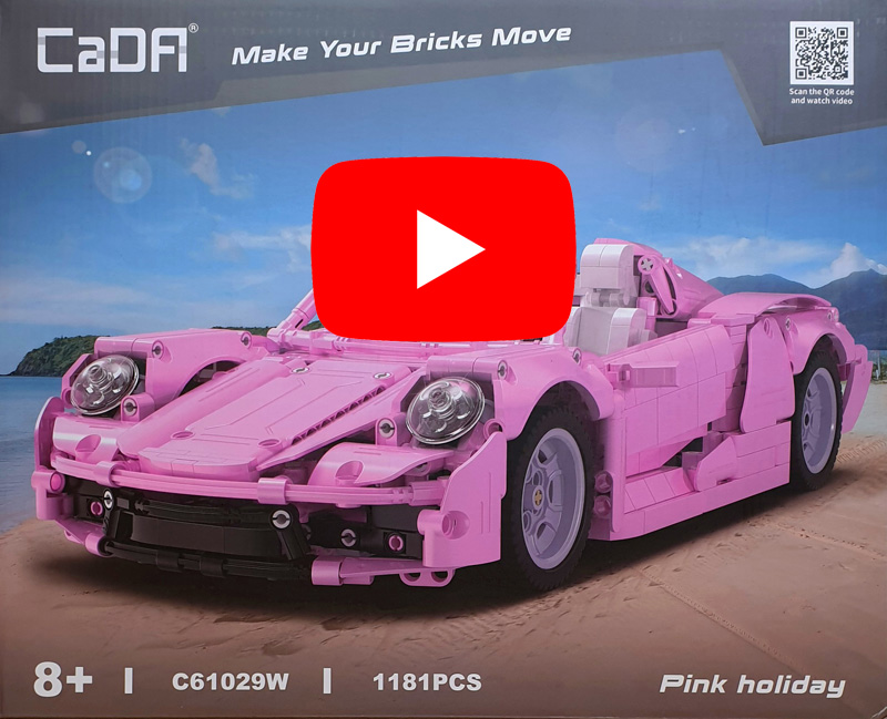 CaDA Pink Holiday Supercar (C61029W) Review als Video