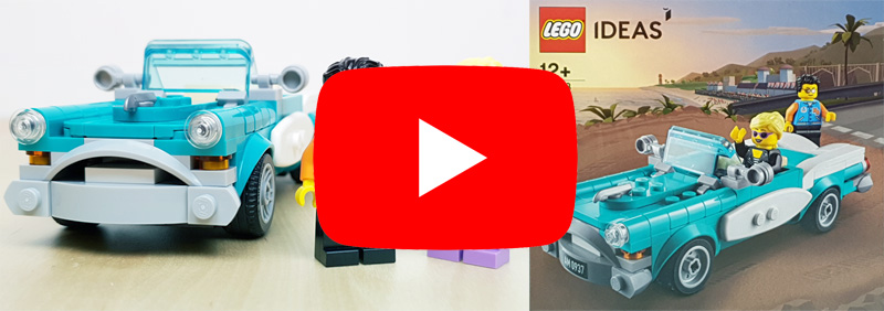 Unboxing und Review LEGO Vintage-Car (40448) als Video