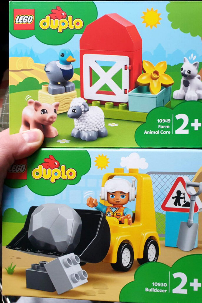 LEGO Duplo Sets Animal Care und Bulldozer