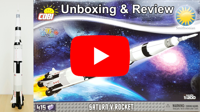 COBI Saturn V (21080) - Review als Video