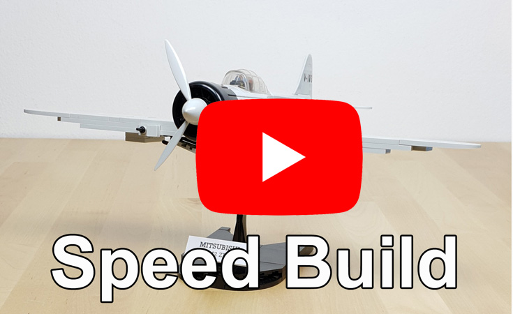 Speed Build der COBI Mitsubishi A6M2 Zero