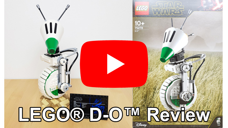 Schaut euch das Review von LEGO® D-O im Video an