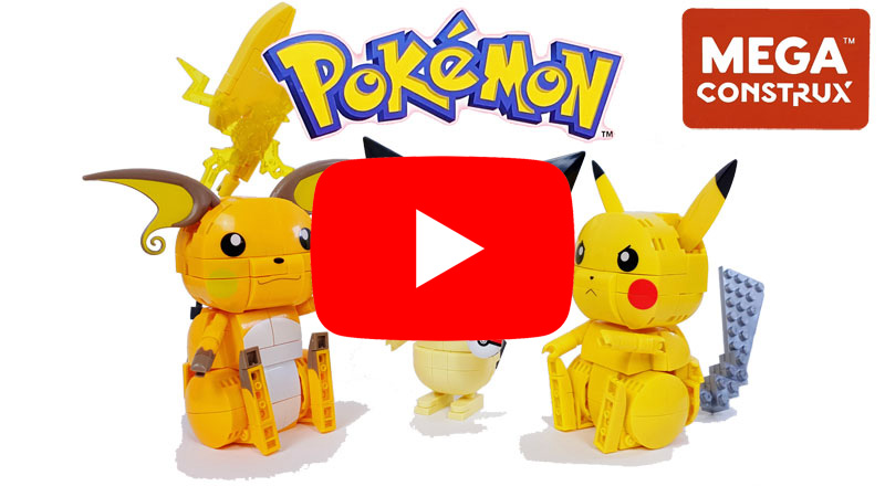 Schaut euch das Review von MEGA Construx Pokémon Pikachu Evolution Trio (GYH06) im Video an