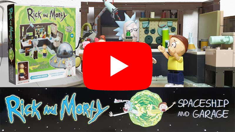 Rick and Morty: Spaceship and Garage von McFarlane Toys - Unboxing und Review im Video