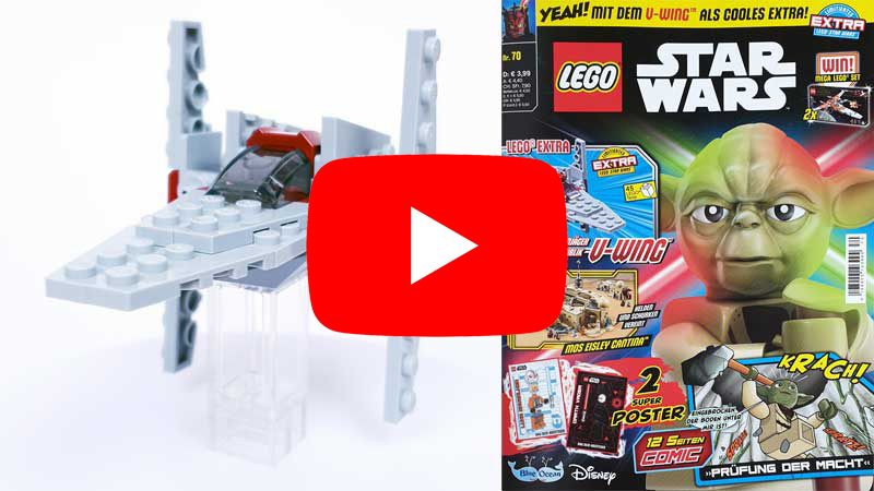 LEGO® Star Wars Magazin 70/2021 mit V-Wing™ als Video
