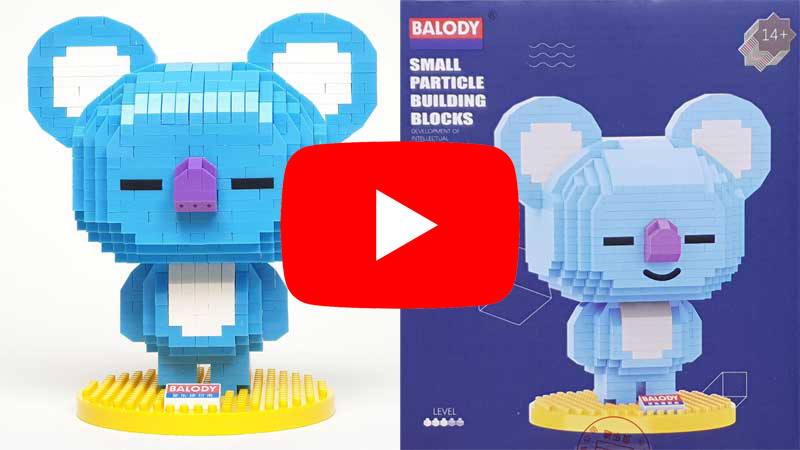 Koala von Balody® - BT21 Koya Unboxing und Review im Video