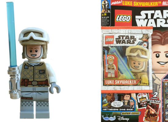 LEGO® Star Wars™ Magazin Nr. 91/2022 mit Luke Skywalker Minifigur im Hoth-Outfit