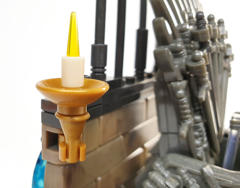 MEGA Construx Game of Thrones The Iron Throne aufgebautes Set Detail