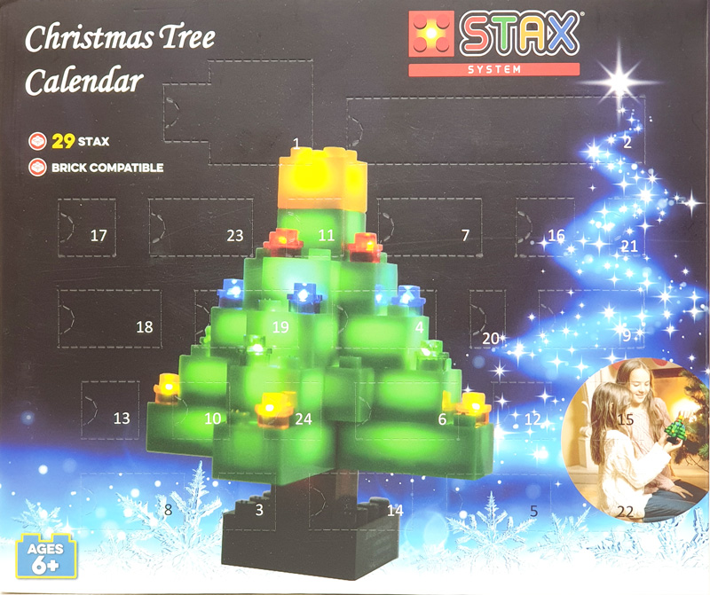 Light Stax Weihnachtsbaum Adventskalender Vorderseite