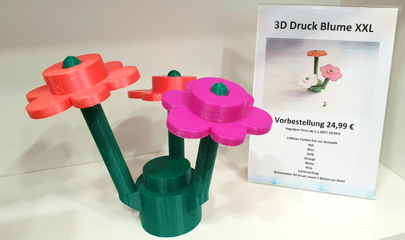 3D-Druck Blume