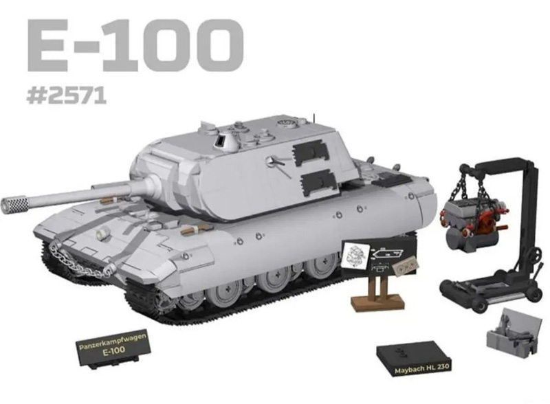 COBI Limitierte Ausgabe 2571 Panzerkampfwagen E-100