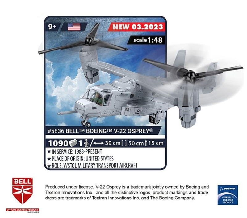 COBI Bell Boeing V-22 Osprey 5836