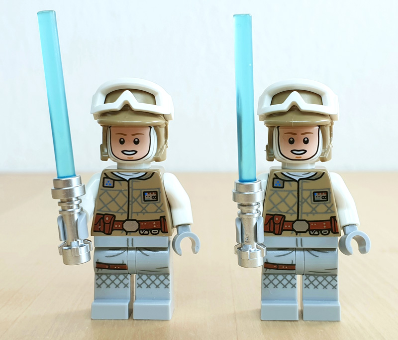 Doppelter LEGO Luke Skywalker 