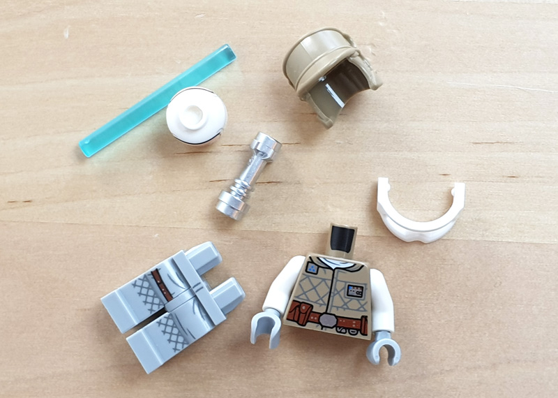 Lego Luke Skywalker Minifigur Teile