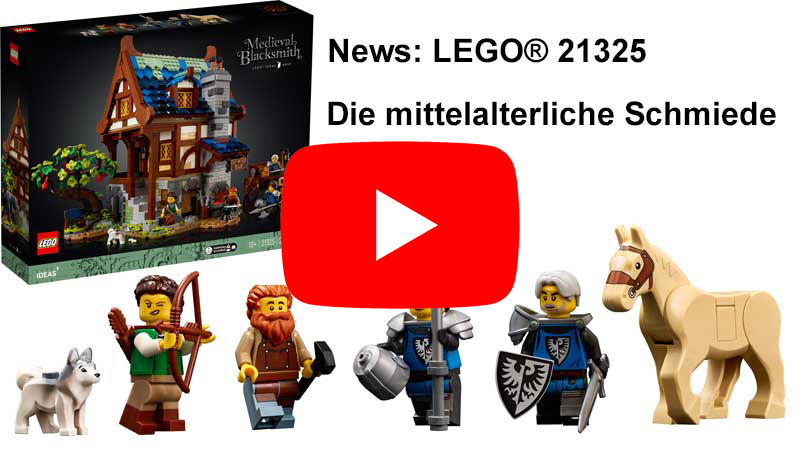 LEGO® kündigt die mittelalterliche Schmiede an (21325) - News als Video