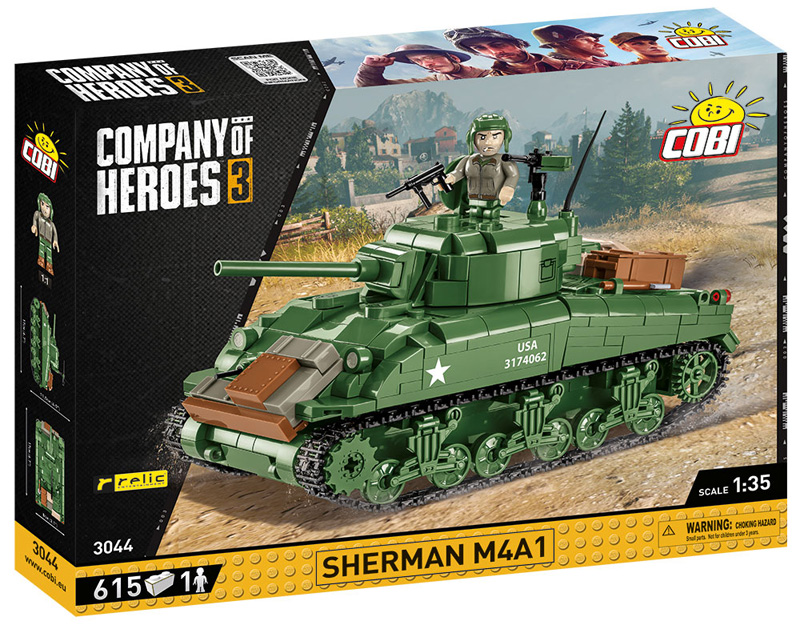COBI Sherman M4A1 Company of Heroes 3 3044
