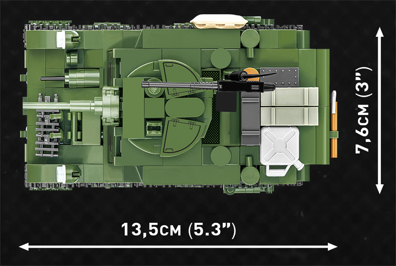 COBI Company of Heroes M3A1 Stuart Größe