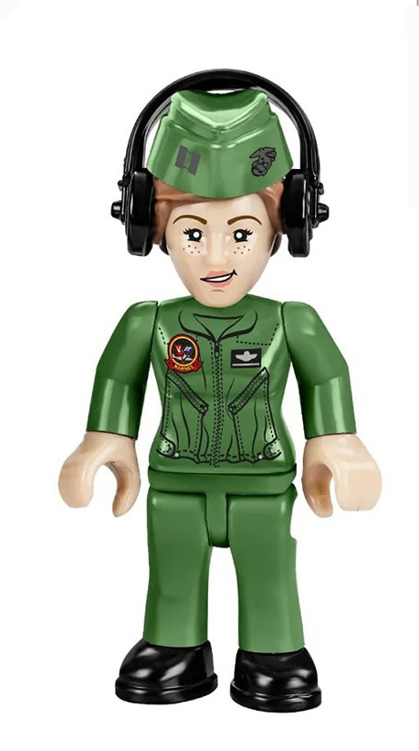 COBI neue weibliche Minifigur Pilotin