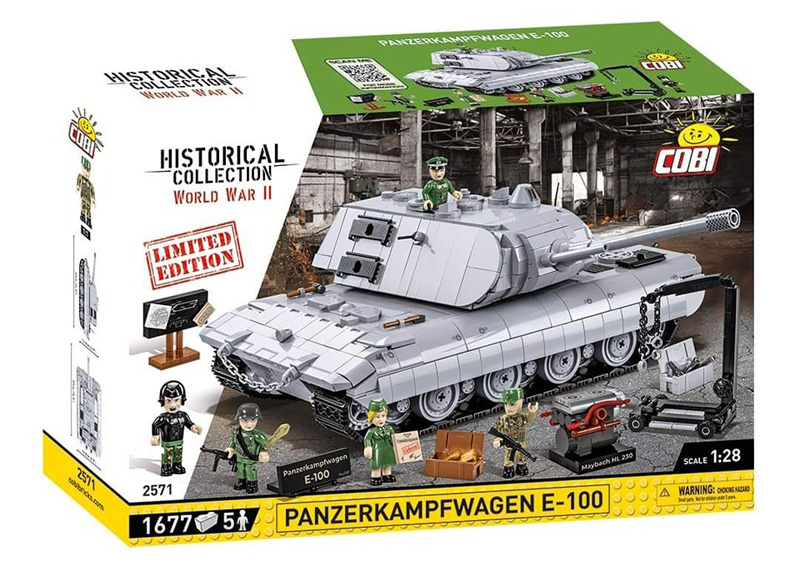 COBI limited Edition Panzerkampfwagen E-100 Box Vorderseite