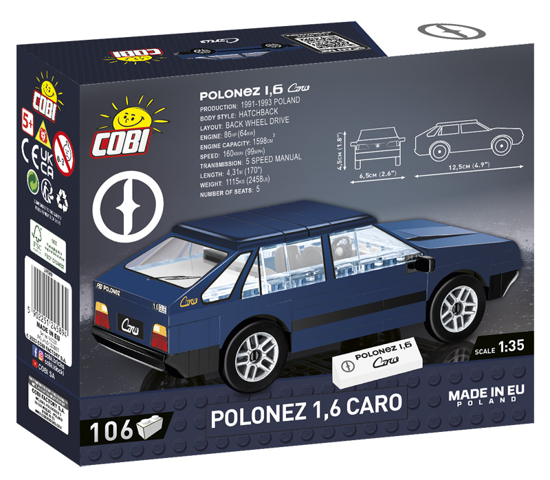 COBI Polonez 24589 Box Rückseite