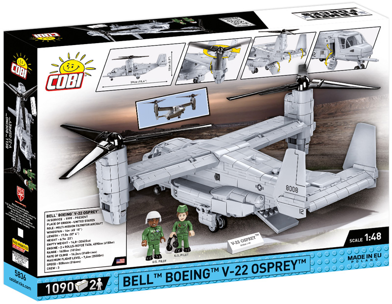 COBI 5836 Osprey Box Rückseite