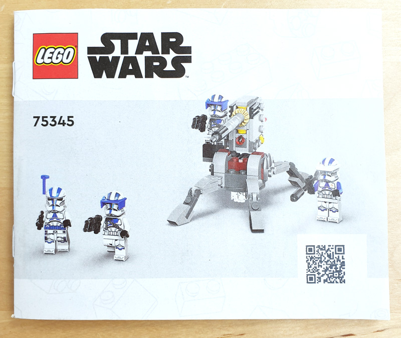 LEGO Star Wars 501st Clone Troopers Battle Pack 75345 Bauanleitung