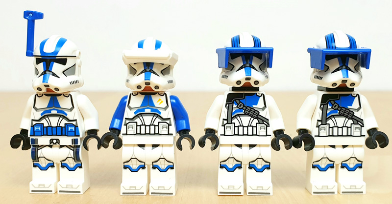 LEGO Star Wars 501st Clone Troopers Battle Pack 75345 Minifiguren mit Helm
