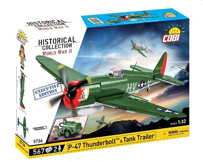 COBI Executive Edition P-47 Thunderbolt & Tank Trailer 5736
