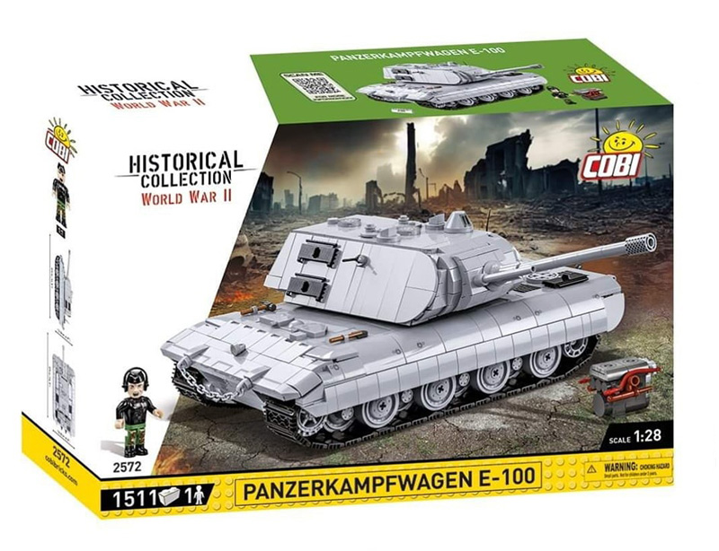 COBI Panzerkampfwagen E-100 2572 Box Vorderseite