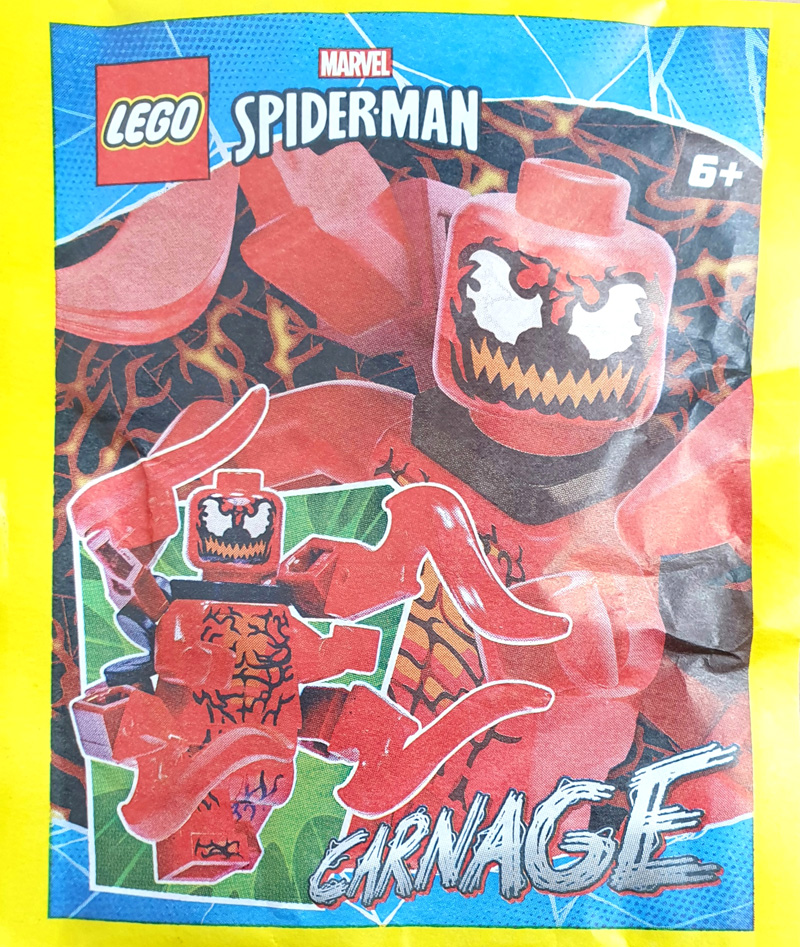 LEGO Carnage Minifigur mit Tentakeln Paperbag