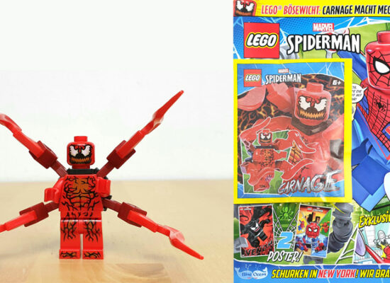 LEGO® Spider-Man Magazin 2/2022 mit Carnage Minifigur