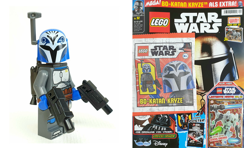LEGO Star Wars Heft 92/2023 mit Bo-Katan Kryze Minifigur Titel