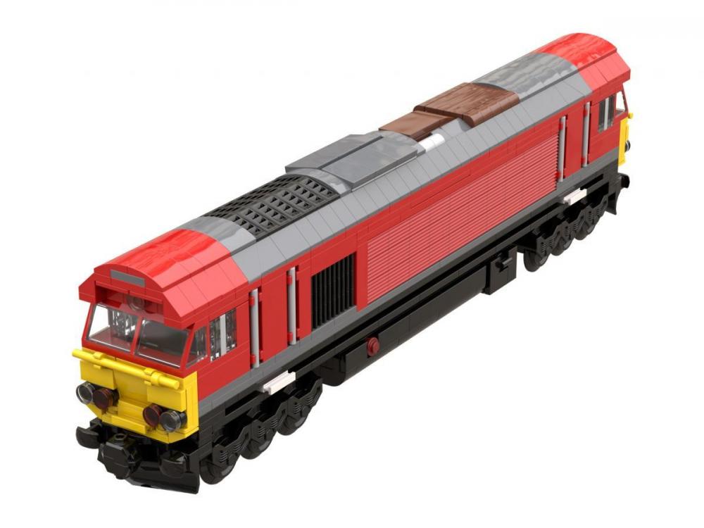 BlueBrixx BRIX Class 66 Schwere Diesellokomotive 106623