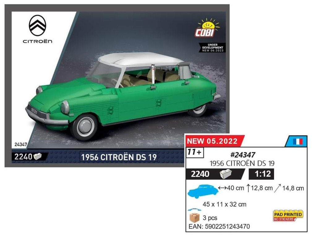 COBI 1956 Citroen DS19 24347 grün