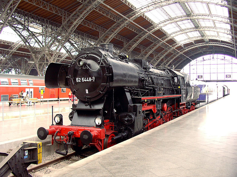 Baureihe 52 Lokomotive historisches Original