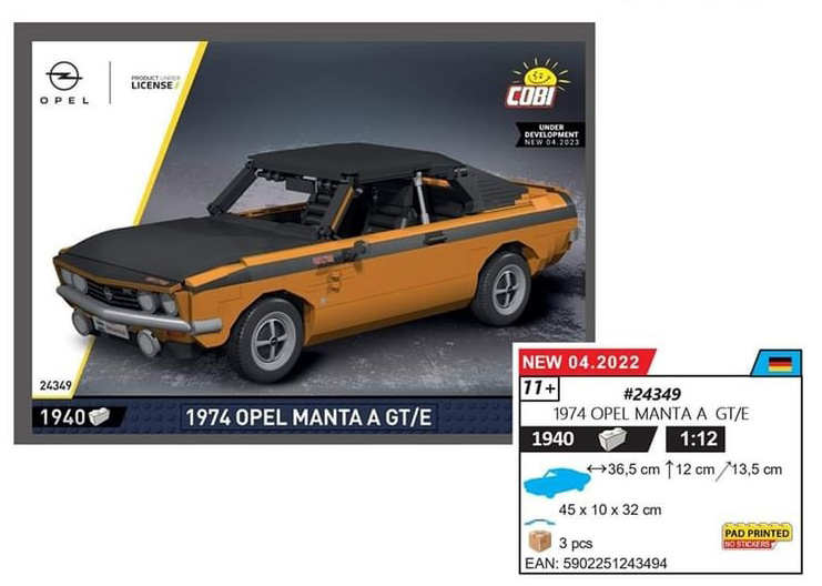 COBI 1974 Opel Manta A GT/E 24349