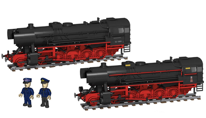 COBI Steam Locomotive DRB Class 52 Ty2  6283