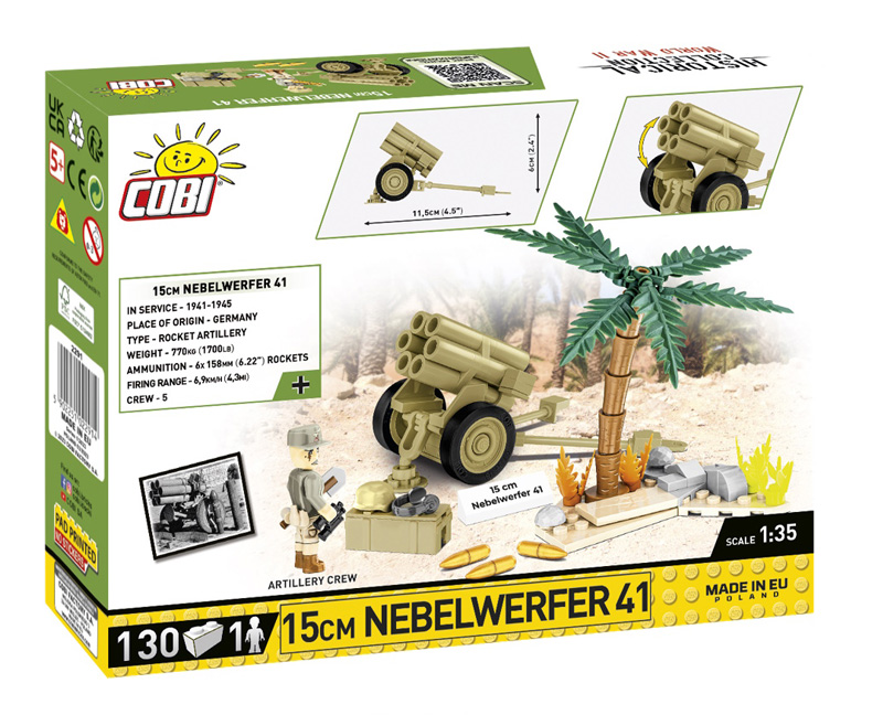 COBI 15cm Nebelwerfer 41 2291 Box Rückseite