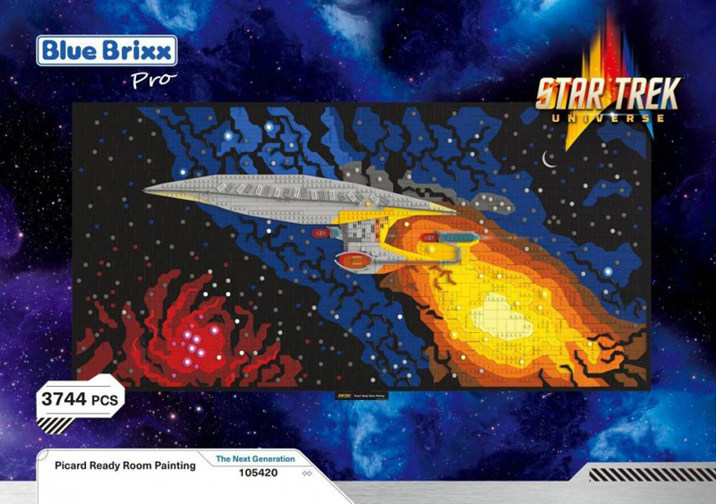 BlueBrixx Star Trek Gemälde Bereitschaftsraum 105420 Box Vorderseite