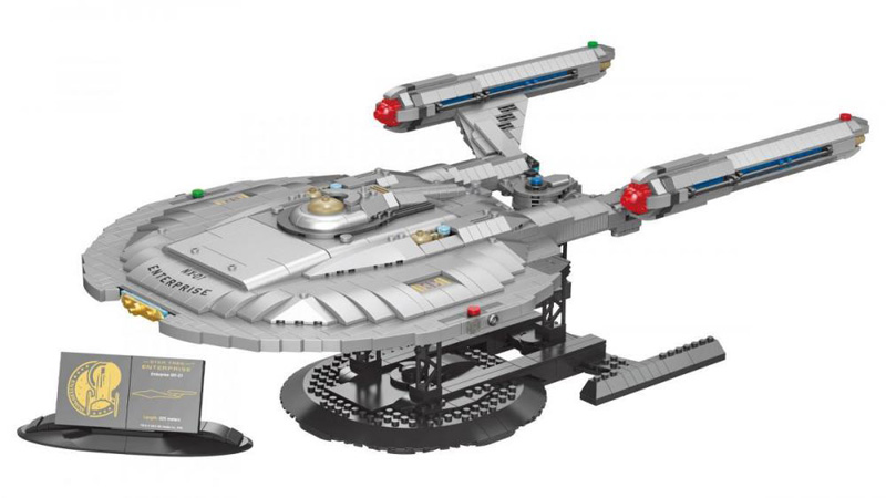 BlueBrixx Star Trek Displaymodell Enterprise NX-01 Set 105437