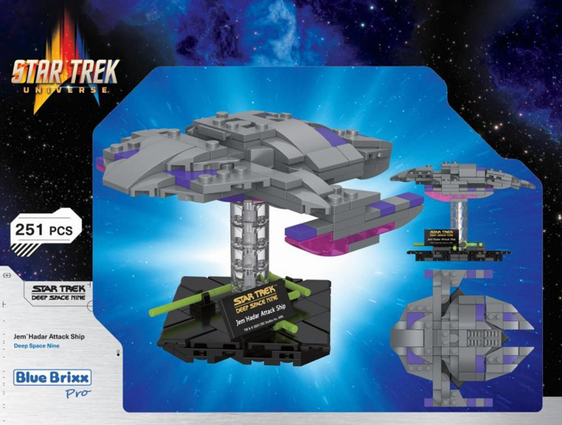 BlueBrixx Star Trek Jem' Hadar Attack Ship Box Rückseite 105441
