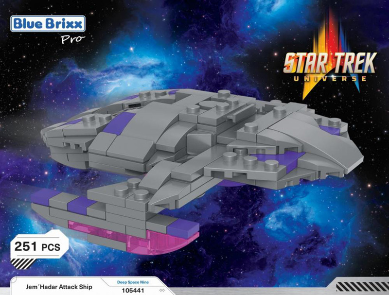 BlueBrixx Star Trek Jem' Hadar Attack Ship Box Vorderseite 105441