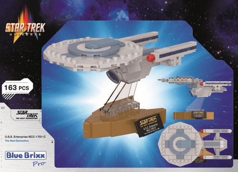 BlueBrixx Star Trek USS Enterprise NCC-1701 C Box Rückseite 105443