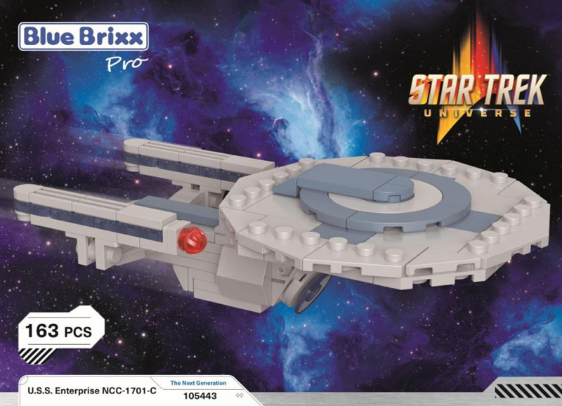 BlueBrixx Star Trek USS Enterprise NCC-1701 C Box Vorderseite 105443