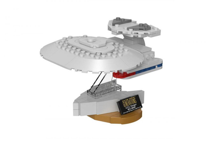 BlueBrixx Star Trek USS Farragut NCC-60597 105444 Set