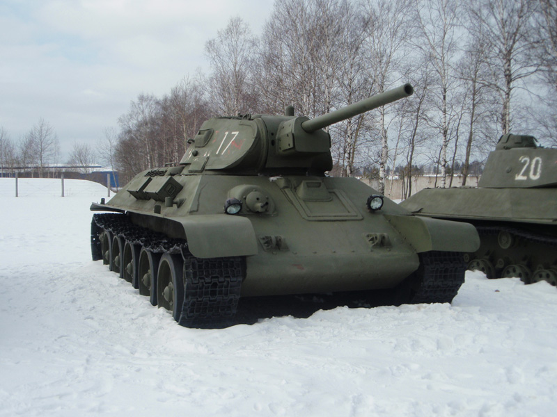 Sowjetischer T-34 Panzer im Original
