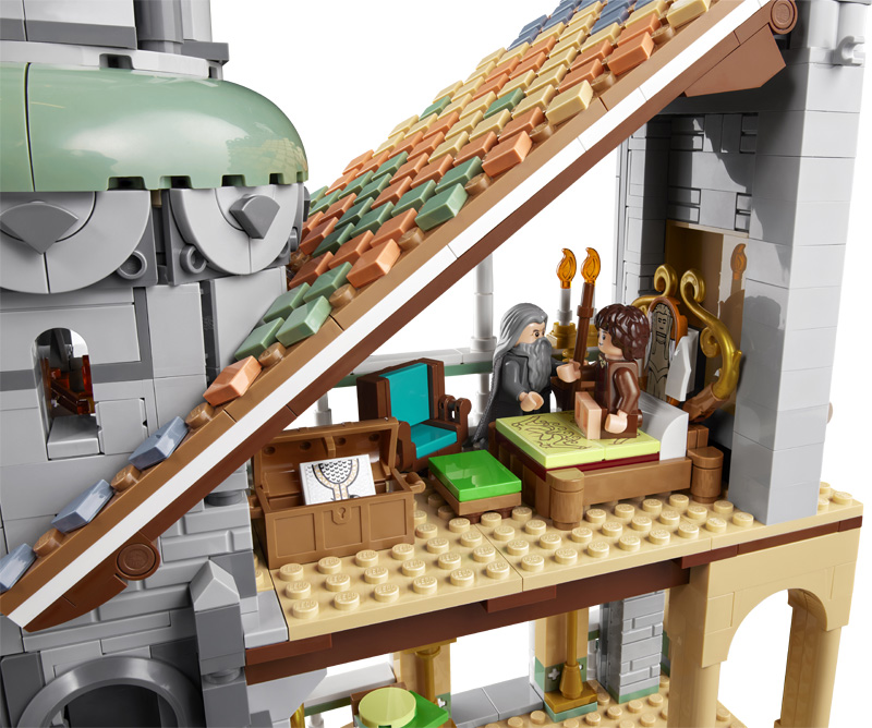 LEGO Herr der Ringe Bruchtal 10316 Frodos Zimmer mit Gandalf