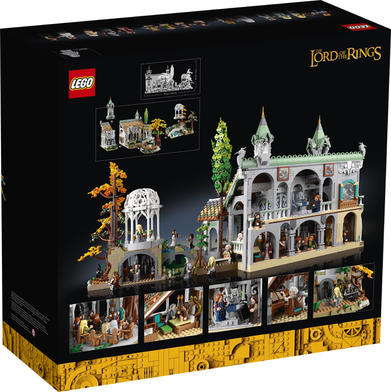 LEGO Herr der Ringe Bruchtal 10316 Box Rückseite